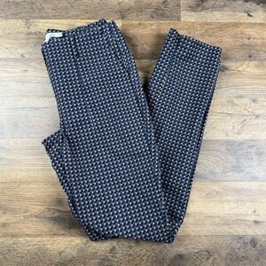 Boden Richmond Cropped Pants Size 4L‎ Stretch Blue/black/tan